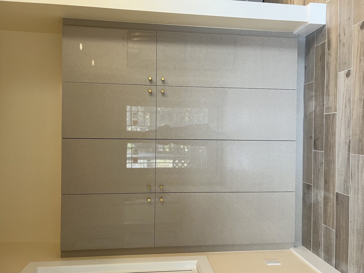 Primary finished-room view of san francisco china closet cabinetry and surrounding surfaces