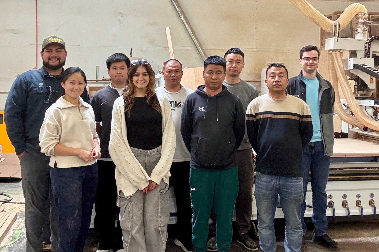 DodiHome's manufacturing team in the Milpitas factory